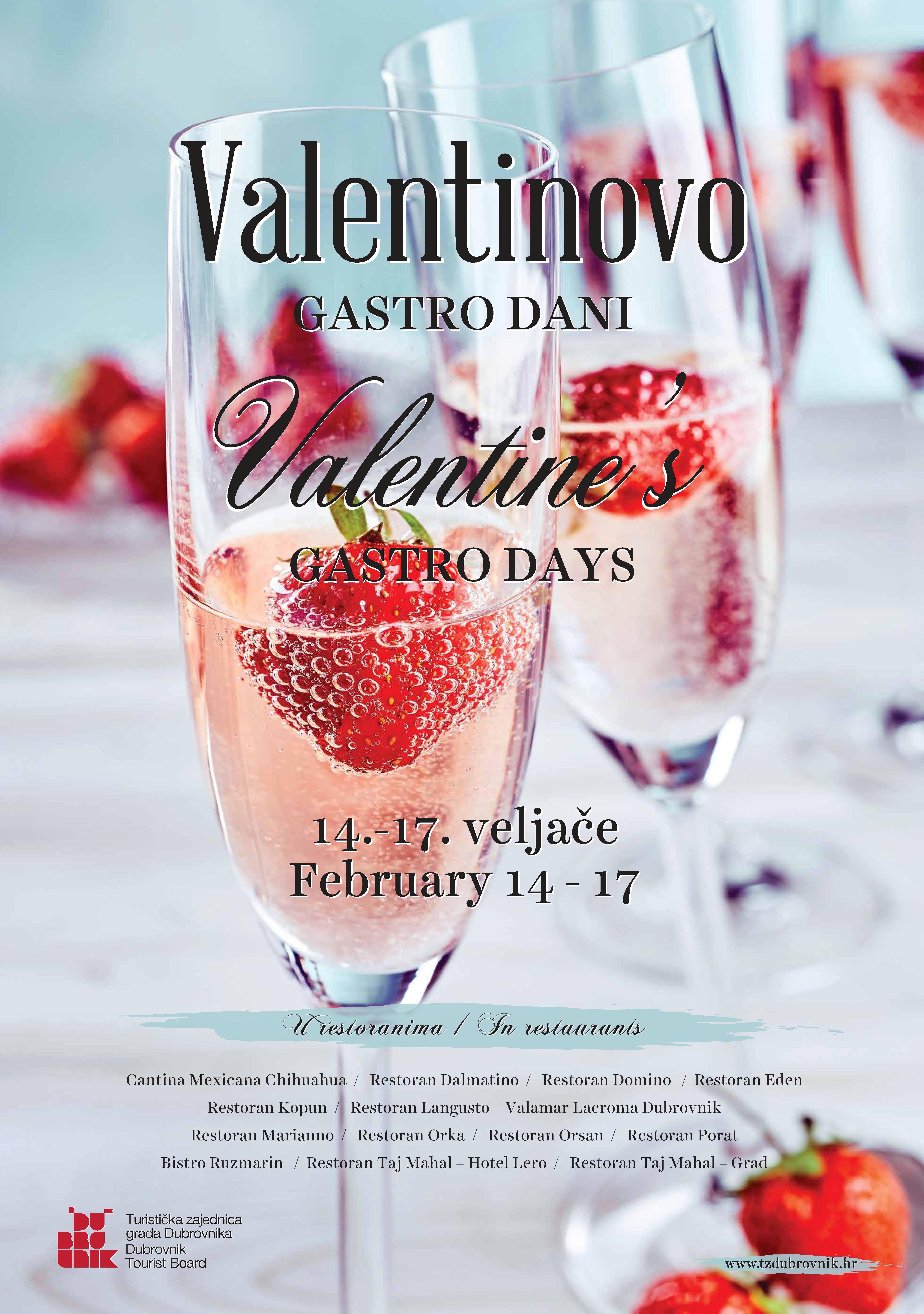 A romantic Valentine's Day with gastronomic delights
