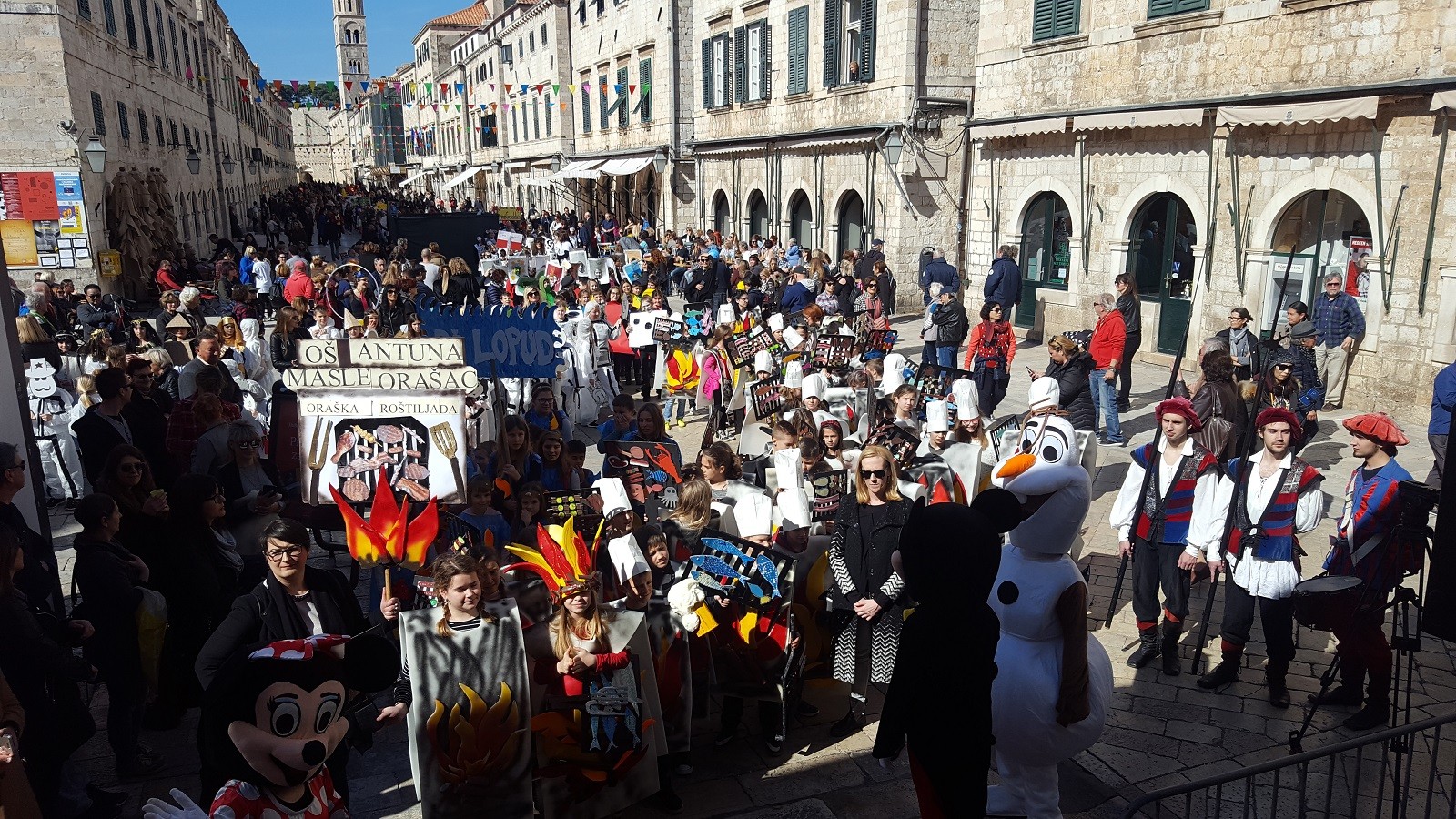 Maškarani školski dan vrhunac dvadesetog Dubrovačkog karnevala