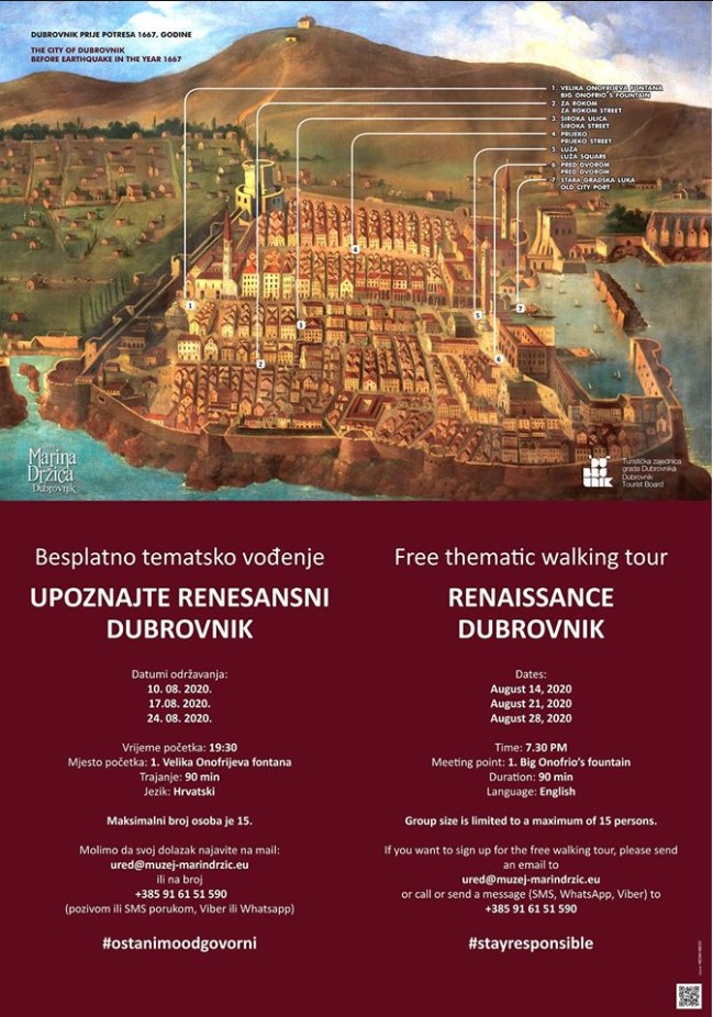 UPOZNAJTE RENESANSNI DUBROVNIK