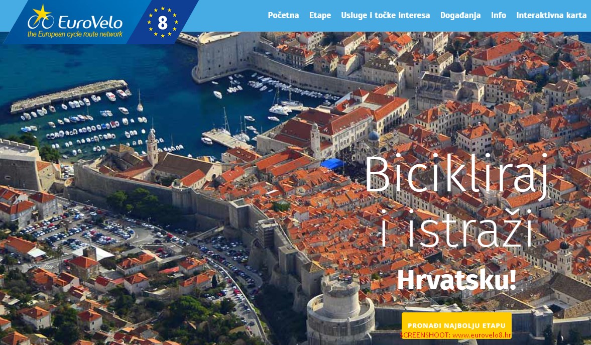 EuroVelo8 web stranica za bikefriendly smještaj