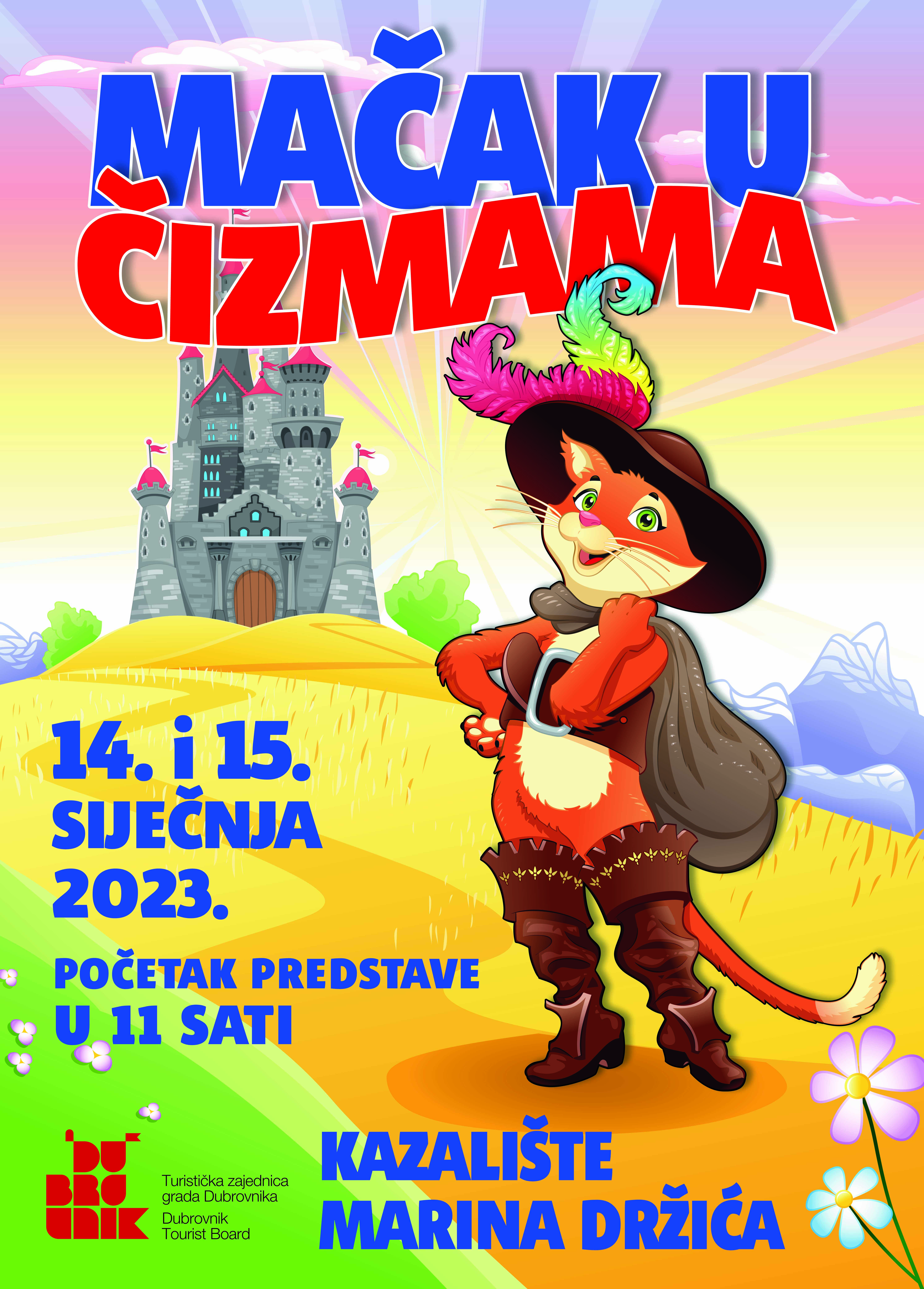Mačak u čizmama u kazalištu Marina Držića