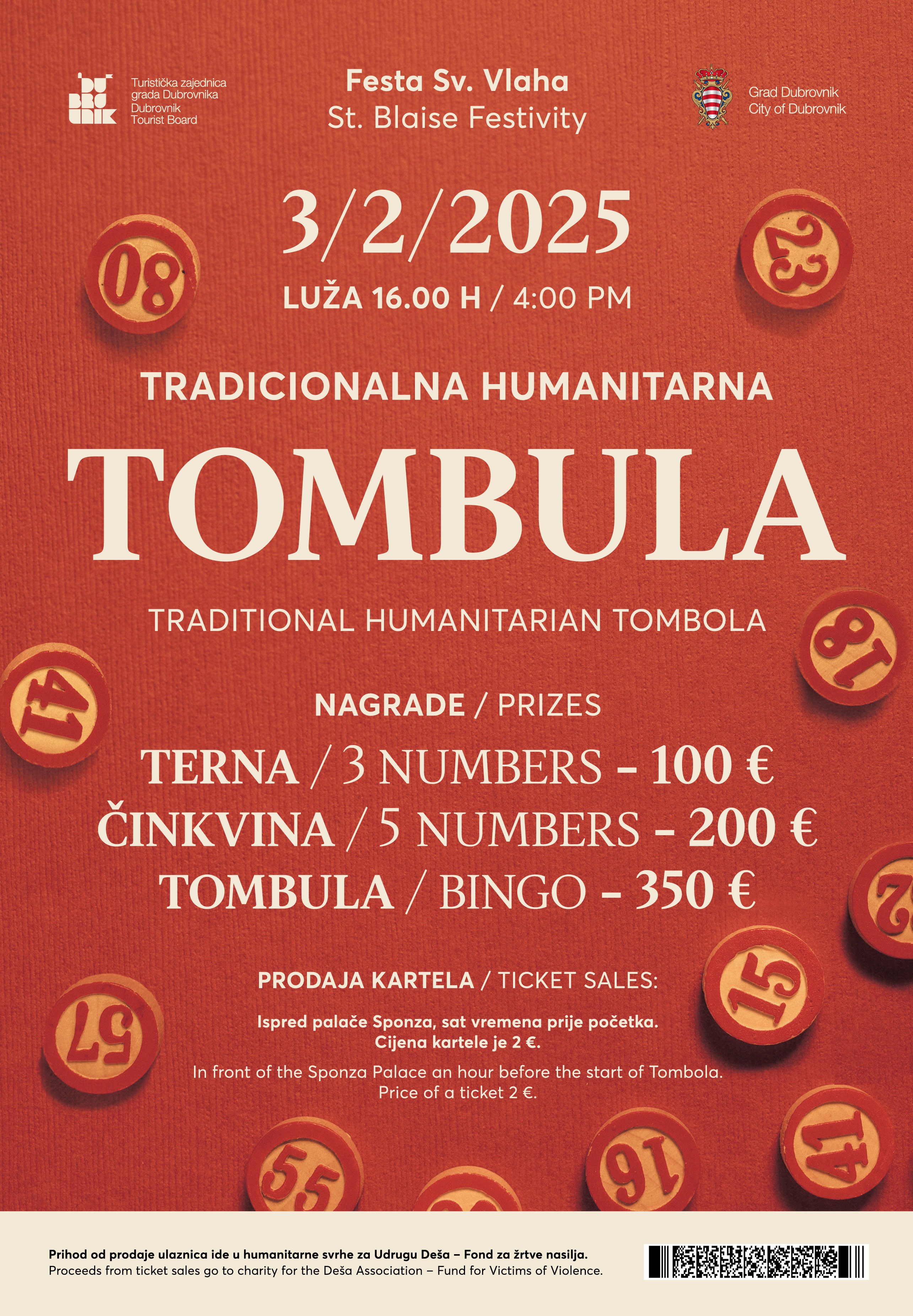 Uživajte u Festi sv. Vlaha uz tradicionalnu Tombulu