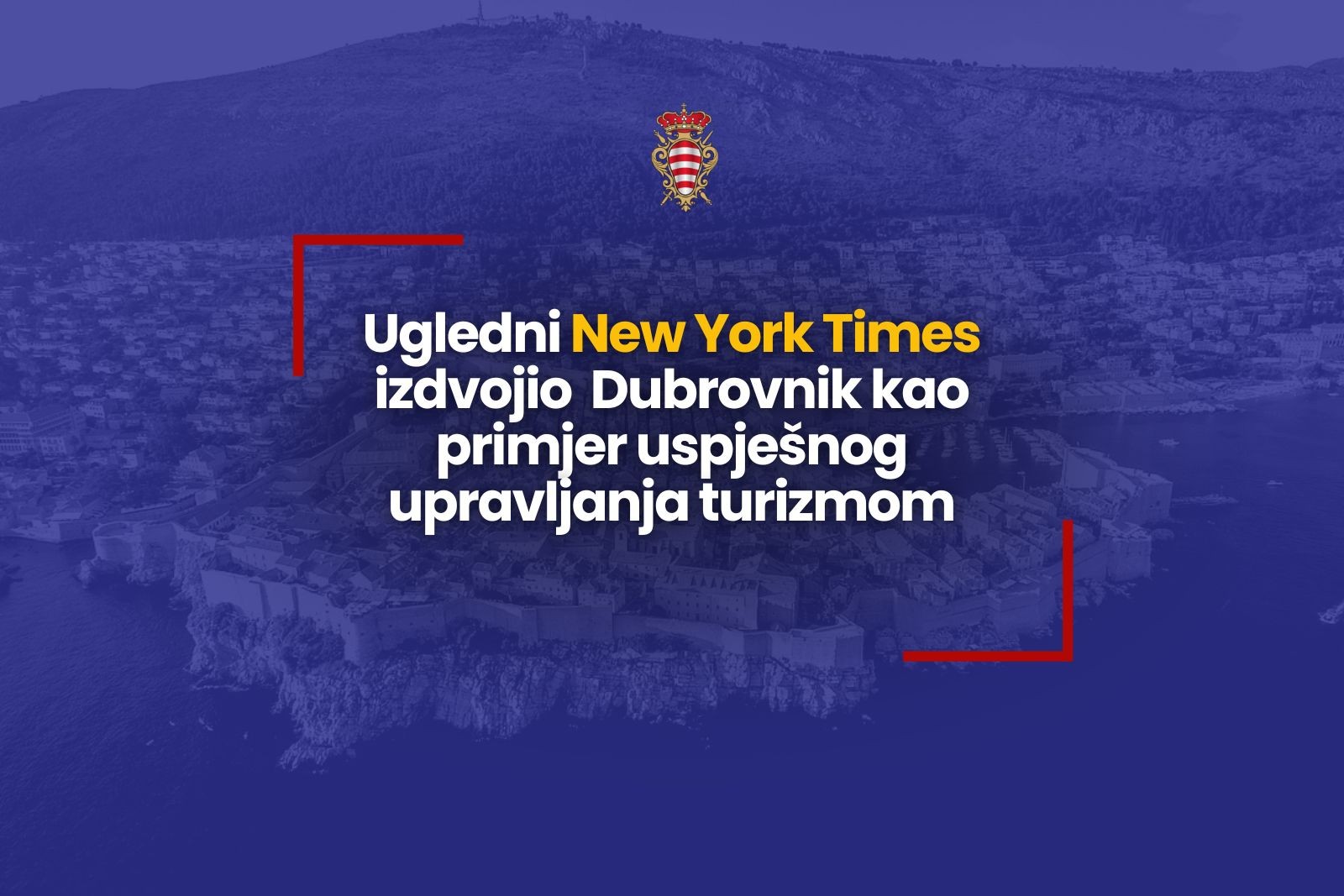 Dubrovnik is once again in the spotlight! The New York Times recently recognized our city as an example of successful tourism management.
