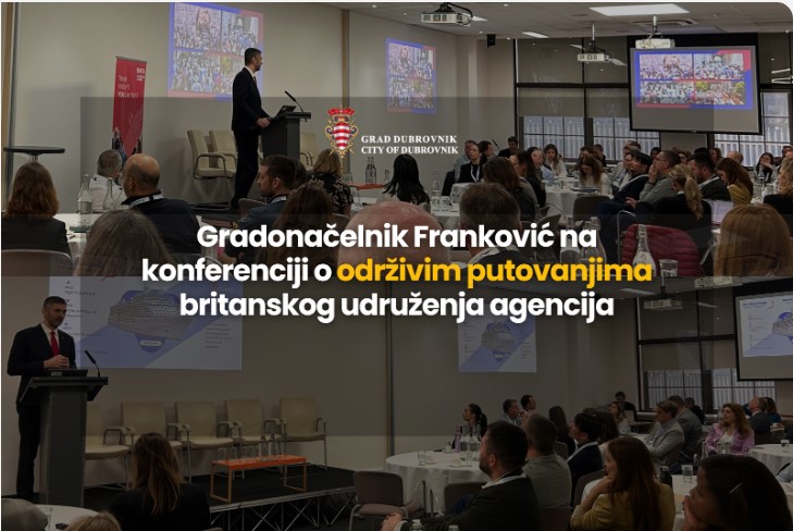 Gradonačelnik Franković na konferenciji o održivim putovanjima u organizaciji britanskog udruženja putničkih agencija