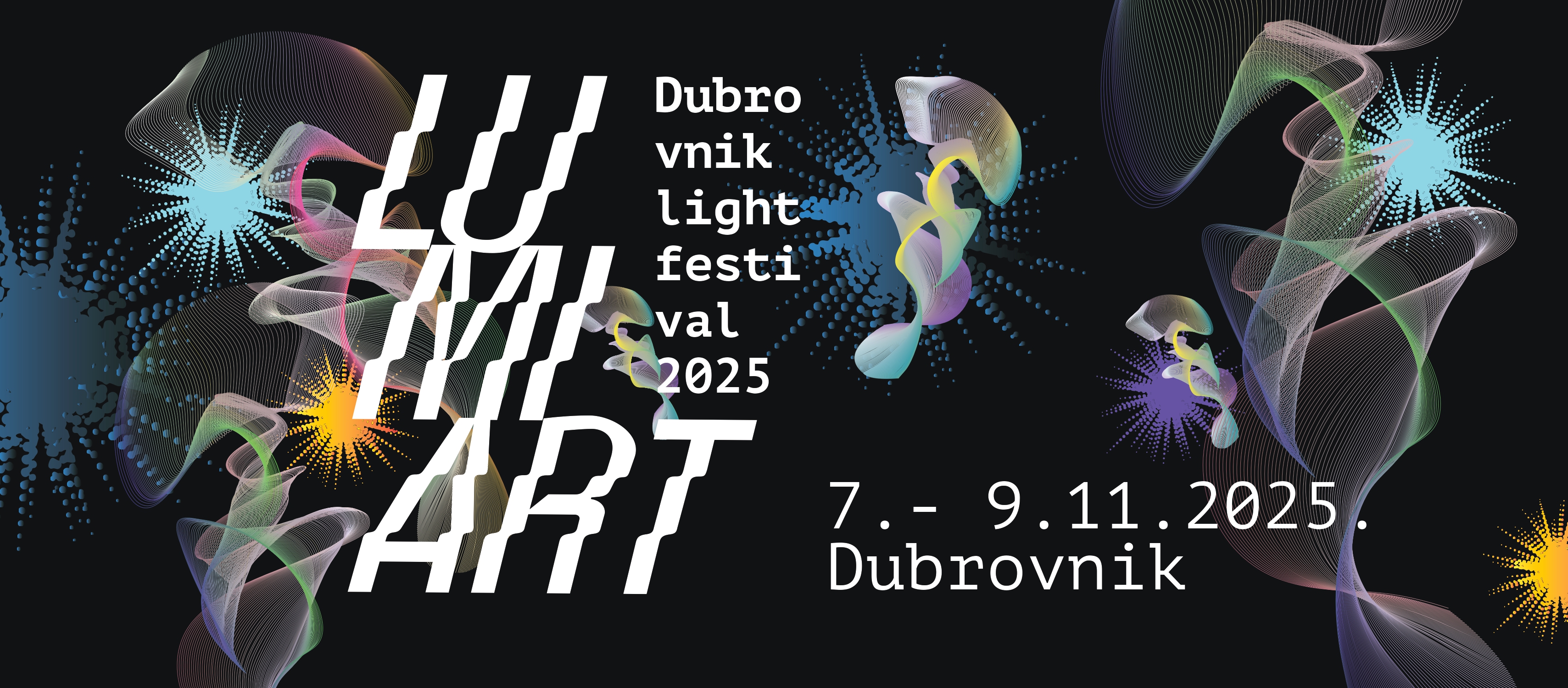 Peto izdanje Festivala svjetla LUMIART u Dubrovniku
