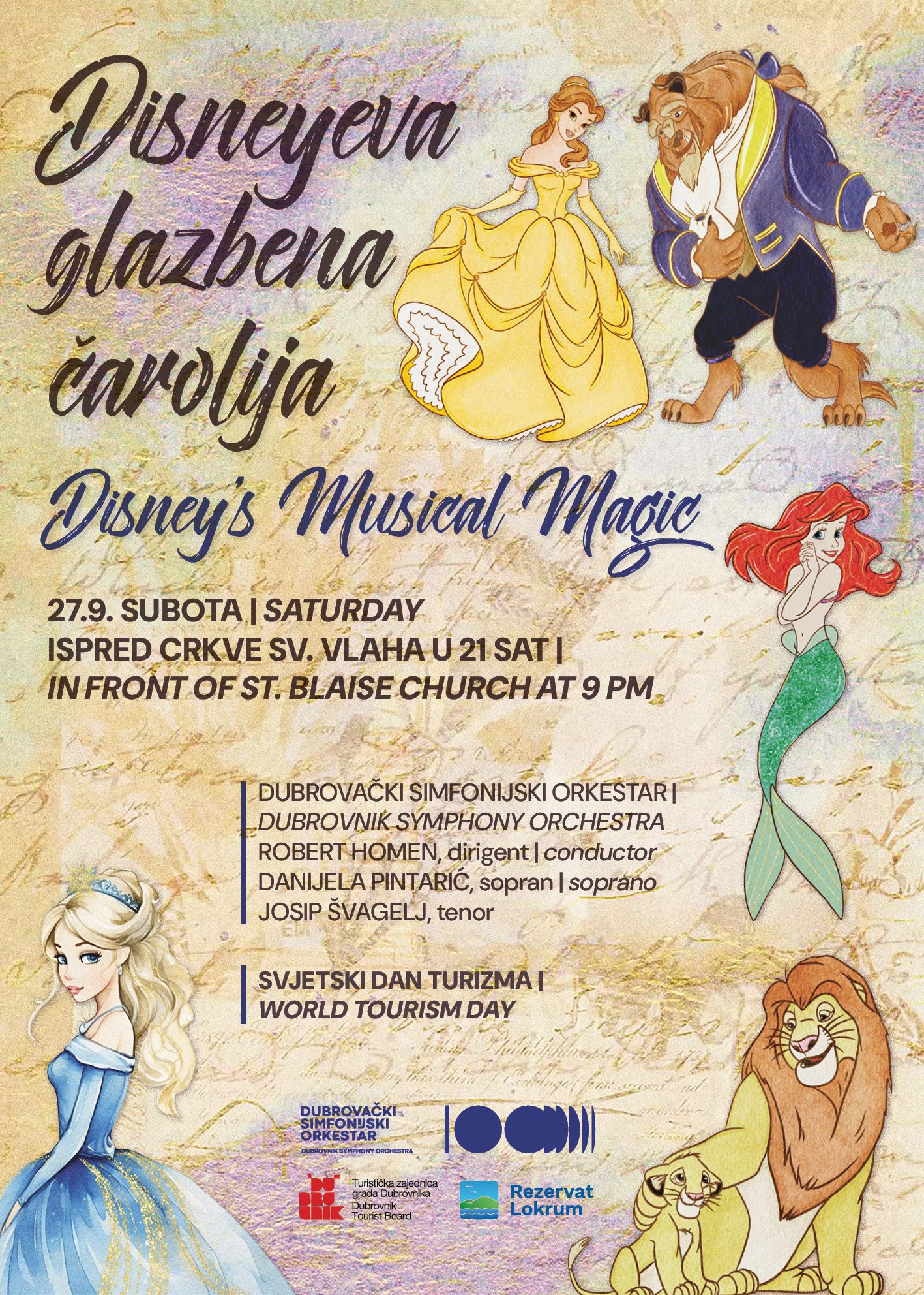 DISNEY MUSICAL MAGIC PERFORMED BY ORCHESTRA AND SOLOISTS - World Tourism Day