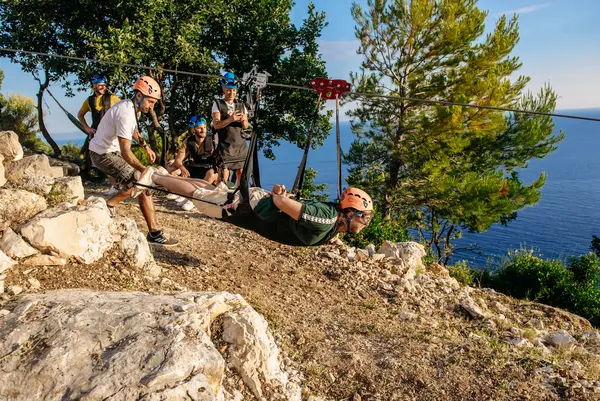 Become Superman and soar above the Adriatic with the Du the Wire zip line! 3