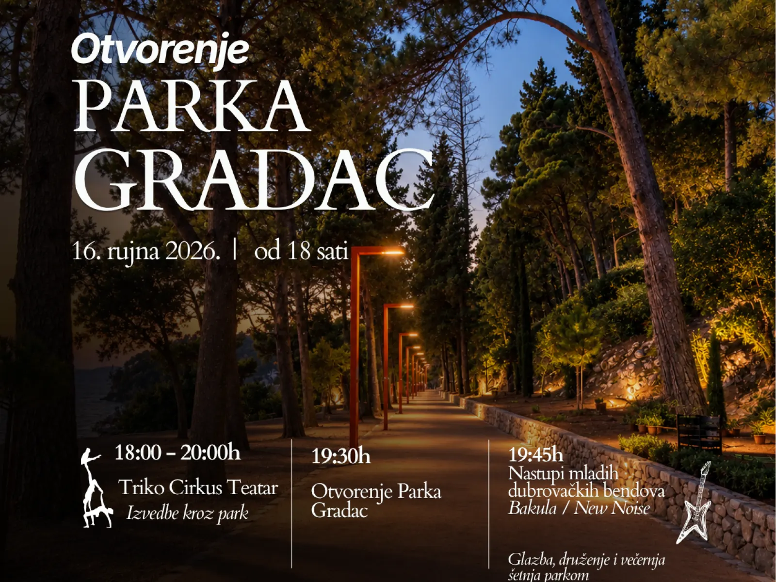 Gradac Park Reopening 