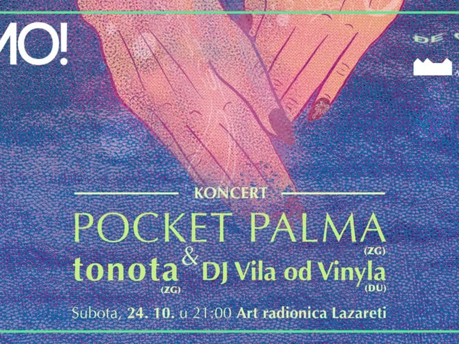 Koncert i više: Pocket palma & tonota + Vila od vinila
