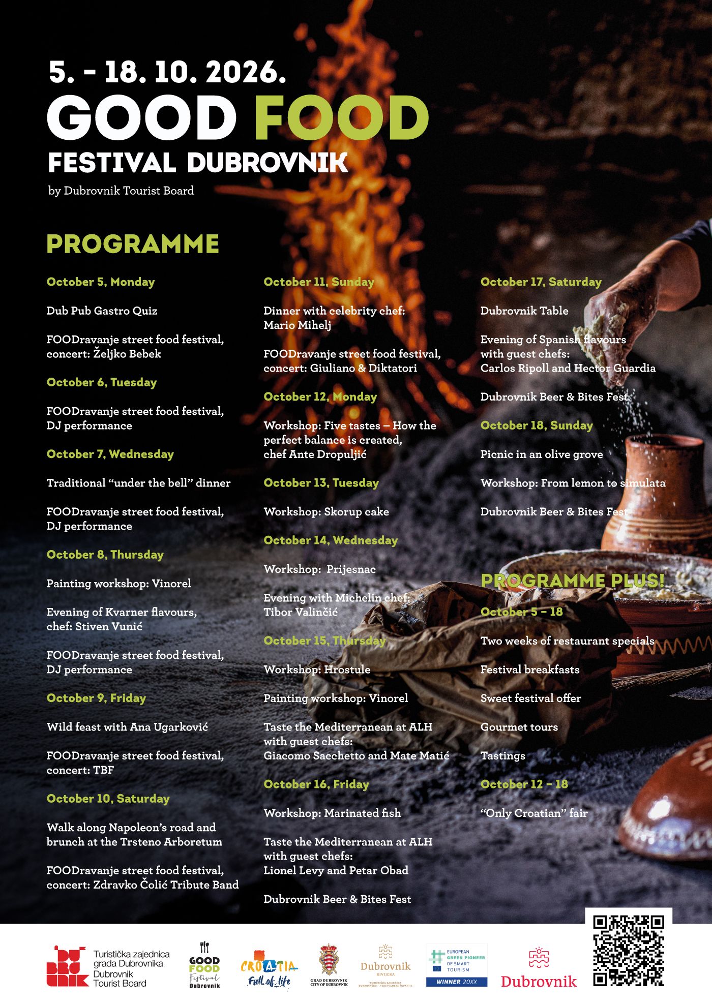 Programme — Good Food Festival Dubrovnik 2026