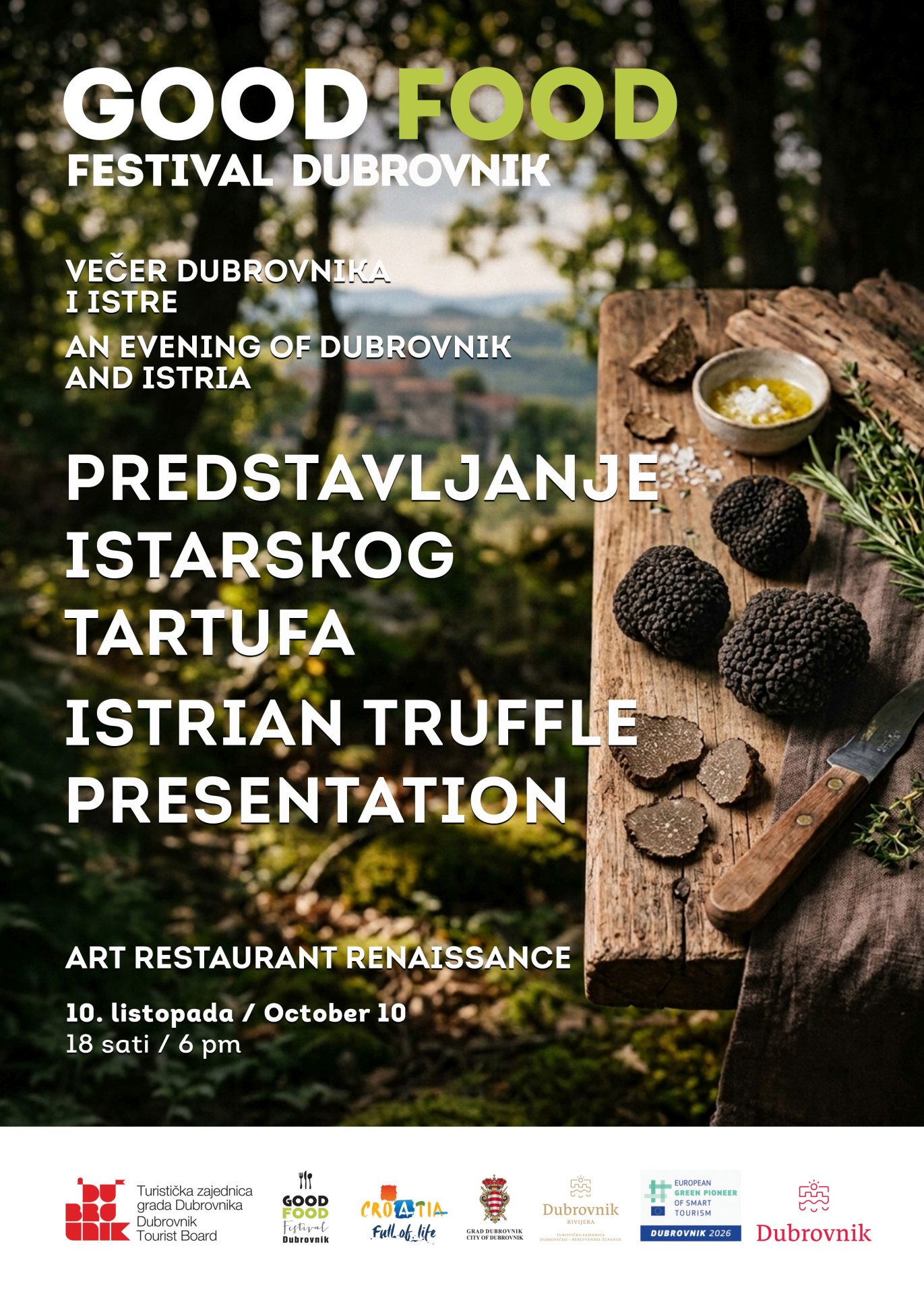 VEČER DUBROVNIKA I ISTRE: PREDSTAVLJANJE ISTARSKOG TARTUFA 