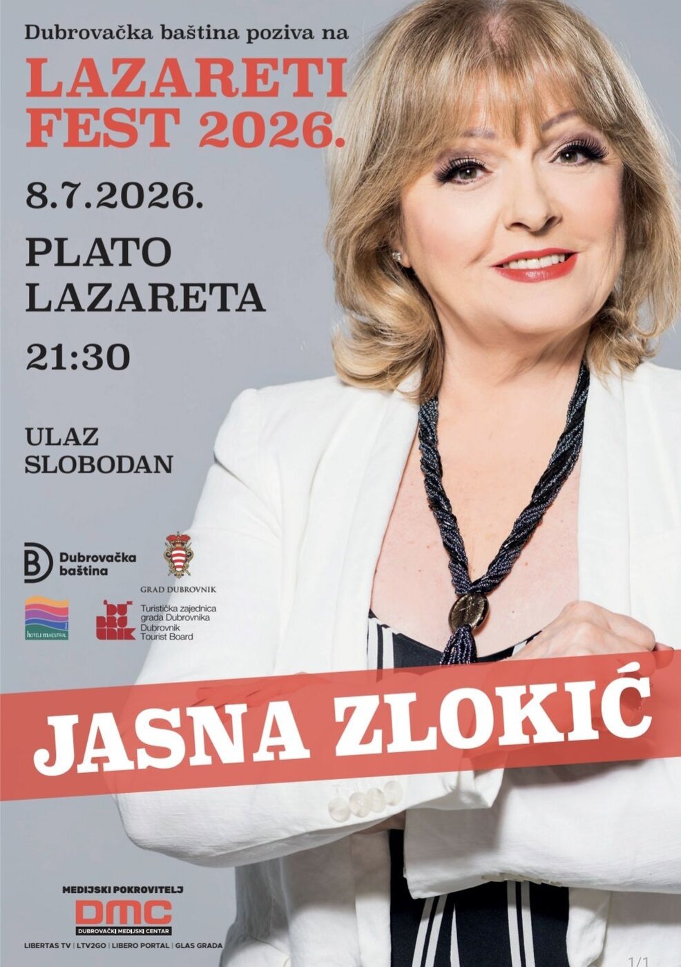 Lazareti Fest - Jasna Zlokić s bendom