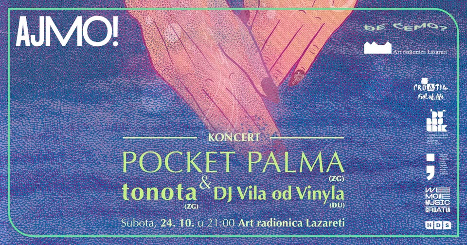 Koncert i više: Pocket palma & tonota + Vila od vinila